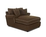 Klaussner Trafalgar Chaise Lounge khaki Living Room Groups - Free Shipping!
