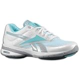 Reebok Women's Easytone Reeinspire II Walking Shoe,White/Glacier Blue/Aqua Fantasy/Silver,8.5 M US