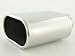 Produkt-Bild: FK-Automotive Auspuffendrohr Auspuffblende Edelstahl universal oval 135x76 mm