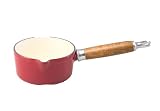 World Cuisine Red Enamel Cast-Iron Milk Pan [World Cuisine]