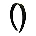 Four 1 Inch Plastic Headbands with Teeth - Black White Navy Red