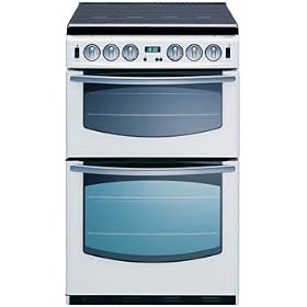 55cm Newhome Gas Cooker c/w 4 Burner Hob Silver Steel (SNSI550DOMSVS_SIS)