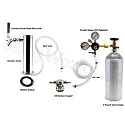 Single Tap Tower Refrigerator Conversion Kit (Low Profile US Sankey Coupler, Chrome Tower)