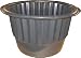 Set of 3 Patio Pot TM, Huge Black Outdoors/Indoors Pot/Planter, 27.5