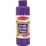 Purple Poster Paint Bottle