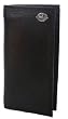 Black Pebble Grain Leather Secretary with Silver Emblem - Collegiate Series