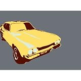 1970s Ford Capri Box Canvas Print [24x16]