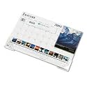 House of Doolittle Earthscapes Desk Pad Calendar 12 Months January 2011 to December 2011, 18.5 x 13 Inch, Color Photo, Clear Corners, Recycled (HOD0144)