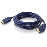 Cables to Go Velocity 40570 High-Speed HDMI Cable with Rotating Connectors (6.5 Feet/2.0 Meters, Blue)