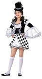 Harlow Quinn Clown Pre-Teen Costume Juniors sz 0-9
