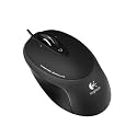 Logitech RX1500 3 Buttons USB Corded Laser Mouse - Black