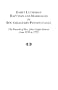 Early Lutheran Baptisms and Marriages in Southeastern Pennsylvania