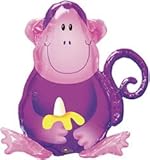 Jungle Safari Birthday Party Monkey Mylar Balloon Jumbo