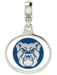 Butler University Bulldogs Collegiate Drop Charm Fits Most European Style Bracelets Including Chamilia, Zable, Troll and More. High Quality Bead in Stock for Fast Shipping.