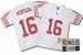 Joe Montana 1991 San Francisco 49ers #16 Premier Throwback Reebok NFL Football Jersey - Youth (White)