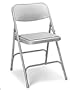 Economy Steel Chairs - Steel Chair - Gray