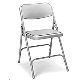 Economy Steel Chairs - Steel Chair - Gray