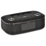 iLuv iMM173 Black Alarm Clock and Dual Dock for iPod and iPhone