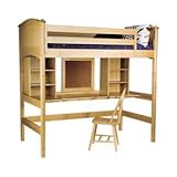 Bolton Furniture Cooley Study Loft in Natural Finish