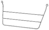 Wire Towel Holder, White