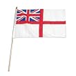 UK Royal Navy 12in x 18in Stick Flag
