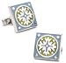 Cyan Seal Cufflinks