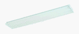 Lithonia Lighting SB 232 120 GESB Two-Light T8 Fluorescent Ceiling Fixture, White