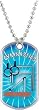 Gymnastics Dog Tags - Colorful Tags GYMNASTICS
