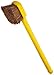 Rubbermaid Commercial FG9B3100BRN Long Plastic Handle Utility Brush, Palmyra Fill, Brown