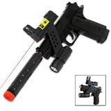 AIRSOFT PISTOLS GUNS 1911 LASER FLASH LIGHT MOCK SILENCER