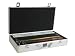 White Swan Mah Jongg (TM) - American Mahjong Game Set (White Tiles, Pusher Arms, Aluminum Case, Silver)