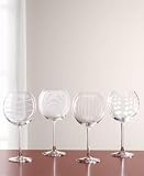 Mikasa Cheers Balloon Wine Goblet, Set of 4