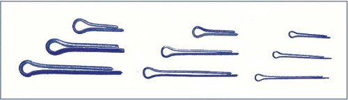 Steel Cotter Pin 3/16 Diameter x 1-1/2 Length (Pack of 250)