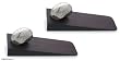 Silver and bronze doorstops, 'Nautilus' (pair)