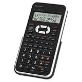 Sharp Electronics EL531XBWH Large 12 Digit 2 Line LCD Display Scientific Calculator with 272 Functions