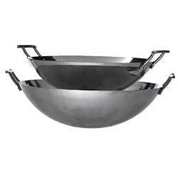 Eastman Outdoors 37203 22-inch Deep-Dish Stainless Steel Wok