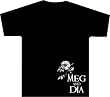 MEG AND DIA - Rose - Black T-shirt