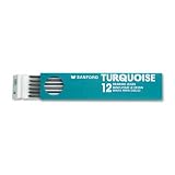 ~:~ SANFORD INK COMPANY ~:~ Turquoise Drawing Leads, 2mm, H, Black, 12 per Tube