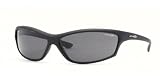 Arnette AN 4058-01 81 Matte Black ASYLUM Sunglasses with Polarized Grey Lenses by