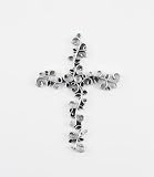 Mustard Seed Pewter Wall Cross