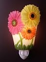 Flowers of Light Night Lights Gerber Daisy Ibis and Orchid