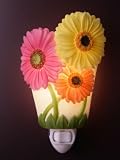 Flowers of Light Night Lights Gerber Daisy Ibis and Orchid