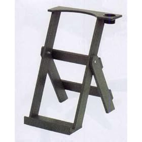 Single Golf Bag Rack with Cup Holder - Green