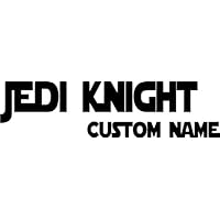 Star Wars Jedi Knight custom name cute wall art wall sayings quote. Please email us with custom name after purchase.