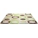 Skip Hop 20 Piece 70"x56" PlaySpot Floor Mat, Green/Brown