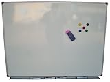 Zoom Produkt-Bild: Whiteboard Magnettafel 120cm x 90cm 20 große Magnete 5 Stifte 1 magnetischer Schwamm