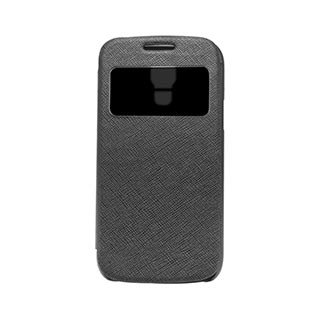 Muvit Window Folio Slim Case for Samsung Galaxy S4 Mini - Black