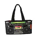 Loop Design The Boom Box Bag with working speakers in Black,Bags (Handbags/Totes) for Women