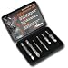 Alden Screw & Bolt Extractor Set, Drill-Out, 6 Pc w/Case