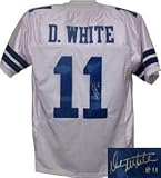 Danny White Signed Dallas Cowboys White Prostyle Jersey